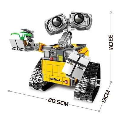 APP-controlled motorised RC robot STEM toy in play.