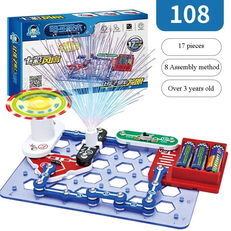 Circuit Electronics STEM Building Blocks for Kids’ Learning