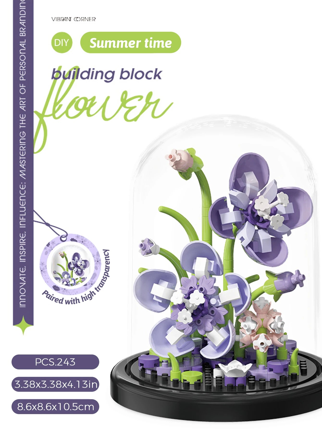 [DIY Craft] Building Block Flower Bouquet – Handmade Puzzle Gift Set 🌸