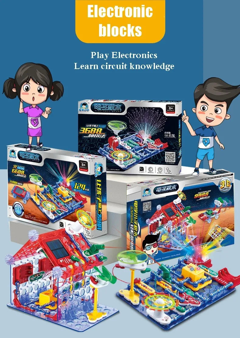 Educational STEM electronic experiment kit for children