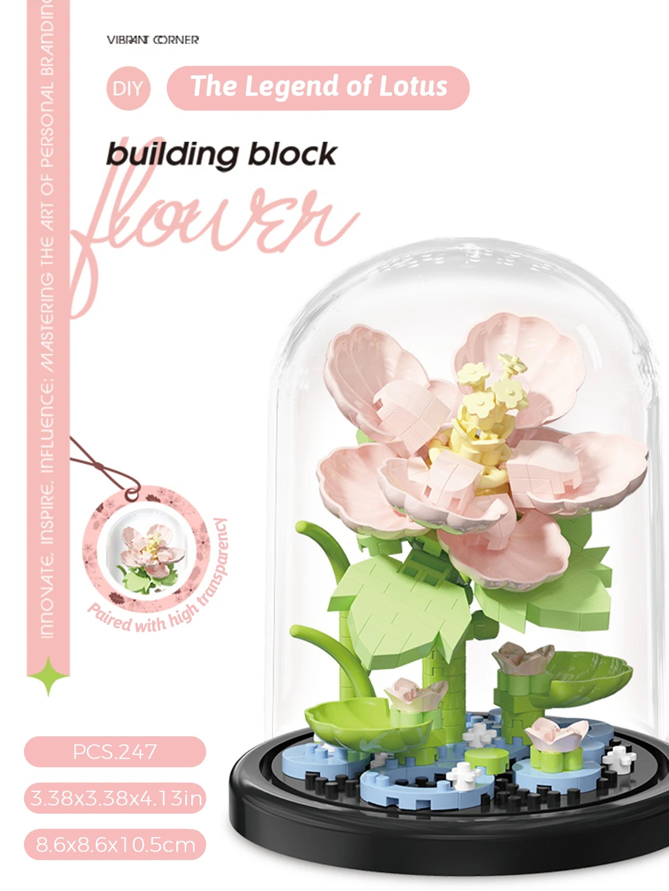 [DIY Craft] Building Block Flower Bouquet – Handmade Puzzle Gift Set 🌸