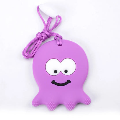 Kids Silicone Sensory Chew Necklace – Safe Chew Toy for Calm & Focus
