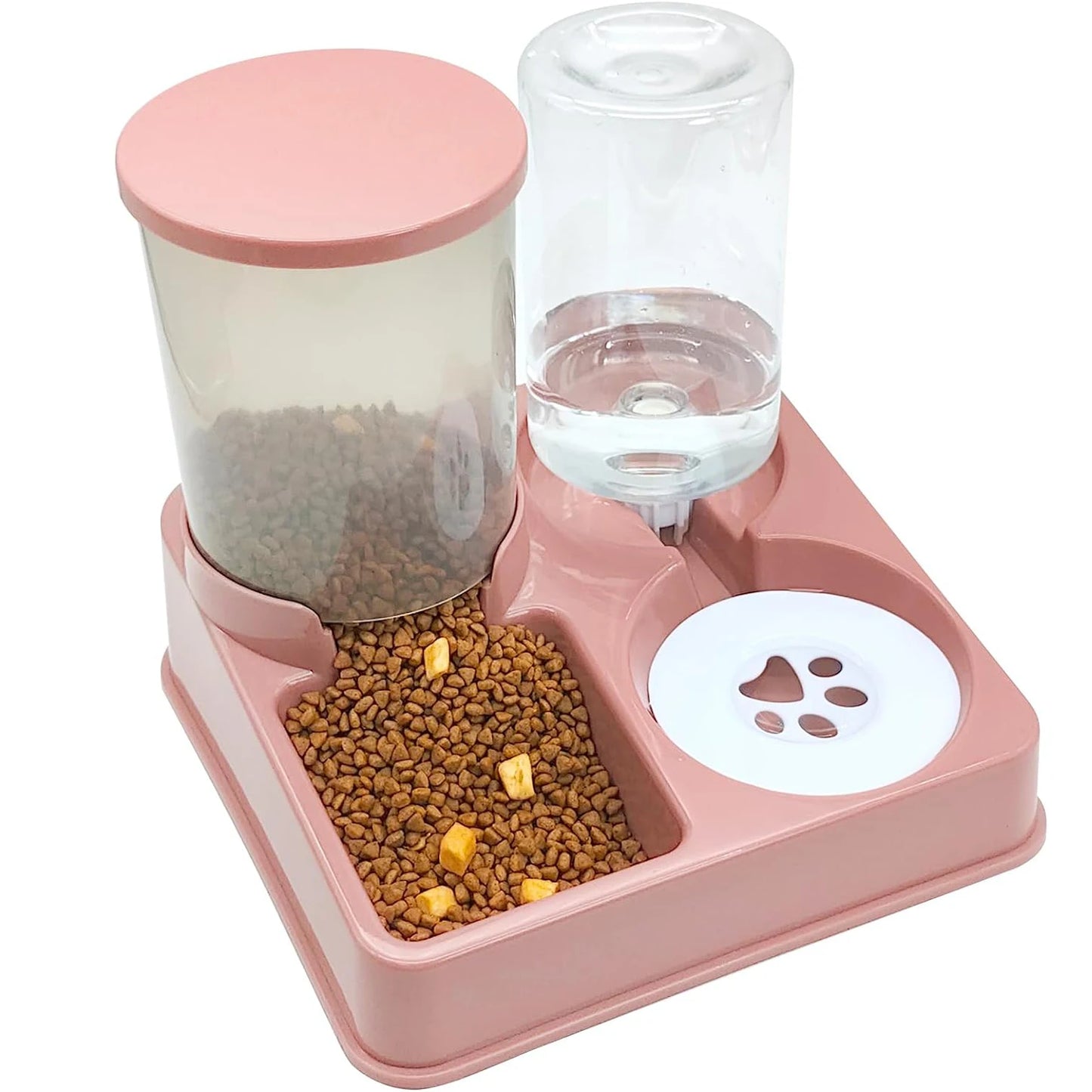 [2-in-1] Automatic Pet Food & Water Dispenser for Cats & Small Dogs 🐾