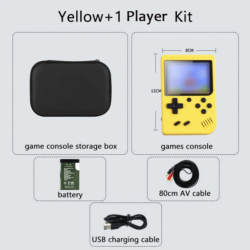 [500] Retro Handheld Game Console – 5" Screen, Classic Emulator Player