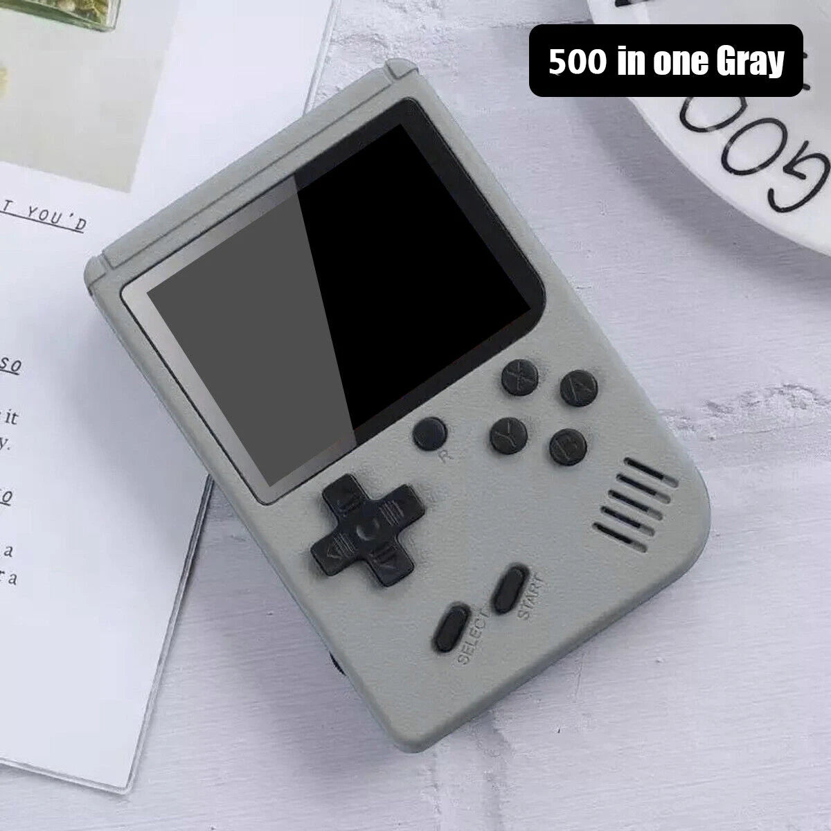 [500] Retro Handheld Game Console – 5" Screen, Classic Emulator Player