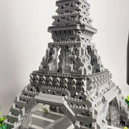 Mini Eiffel Tower Building Blocks Set with LED Light – Paris Model Kit