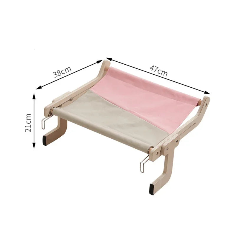 Stylish & Sturdy Cat Window Hammock – Comfortable & Space-Saving Lounging 🐾