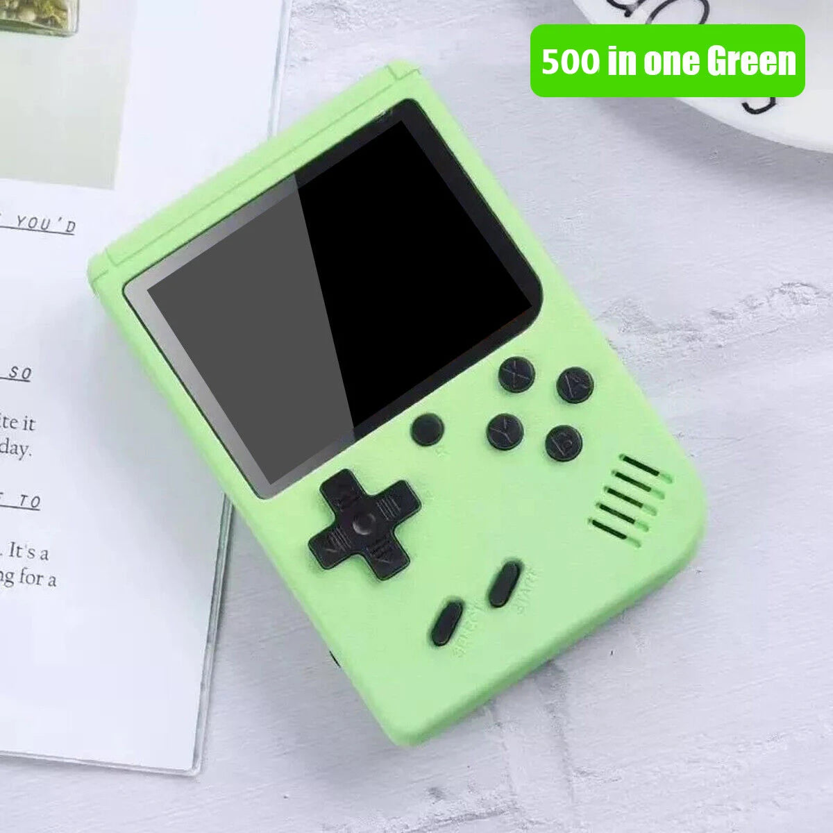 [500] Retro Handheld Game Console – 5" Screen, Classic Emulator Player