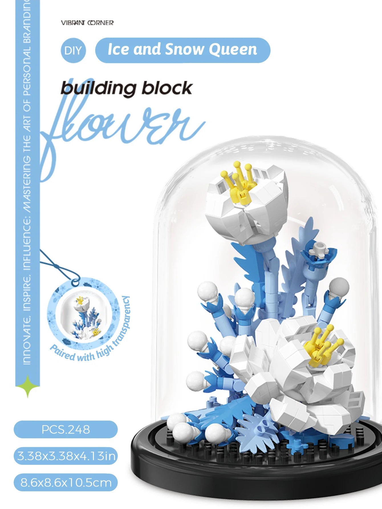 [DIY Craft] Building Block Flower Bouquet – Handmade Puzzle Gift Set 🌸