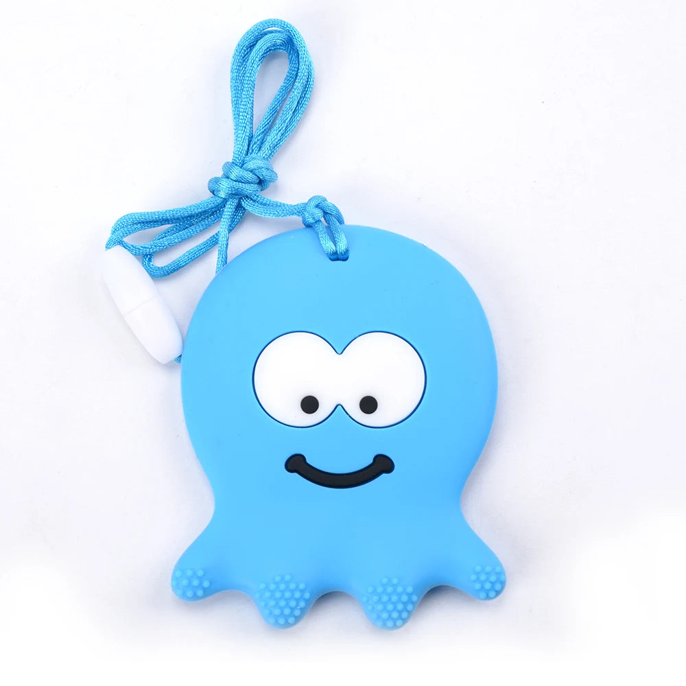 Kids Silicone Sensory Chew Necklace – Safe Chew Toy for Calm & Focus