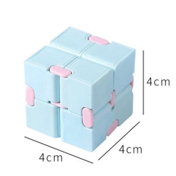 light blue fidget magic cube