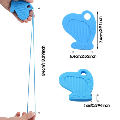 Kids Silicone Sensory Chew Necklace – Safe Chew Toy for Calm & Focus