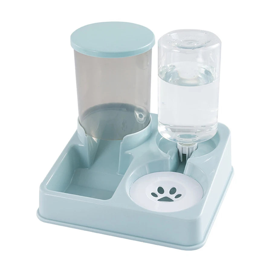 [2-in-1] Automatic Pet Food & Water Dispenser for Cats & Small Dogs 🐾
