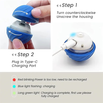 automatic bouncing dog ball reduces pet boredom