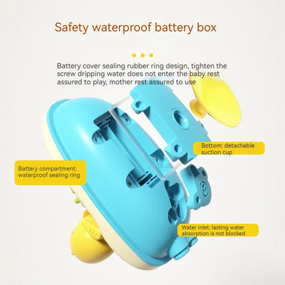Fun water play toys promoting fine motor skills in infants
