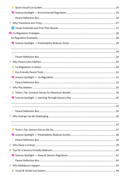 Comprehensive 49-page Practical e-Book for Parents with ADHD & Autism kids