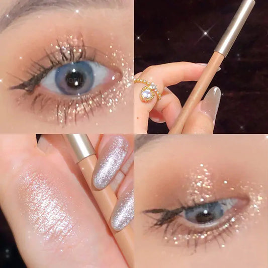 Glitter Eyeshadow Pen - Multi-Function Makeup Tool for Eyeliner, Eyeshadow & Lip