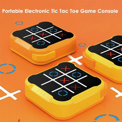 Interactive tic tac toe puzzle with LED lights – educational toy for kids