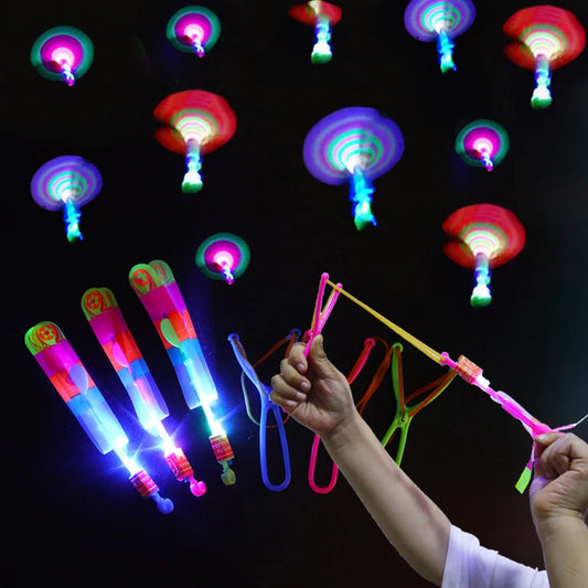 LED light arrow toy for night-time outdoor fun