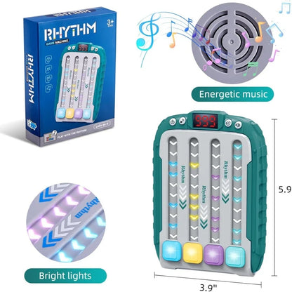 Educational music puzzle promoting fine motor skills