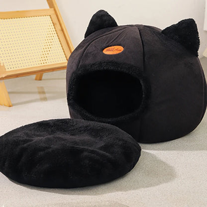 Removable cushion displayed outside the bed for cleaning