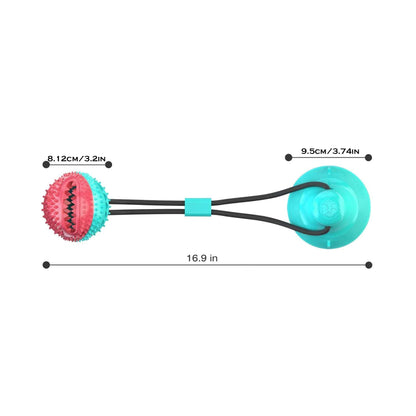 Heavy-duty chew toy for dogs promoting mental and physical stimulation.